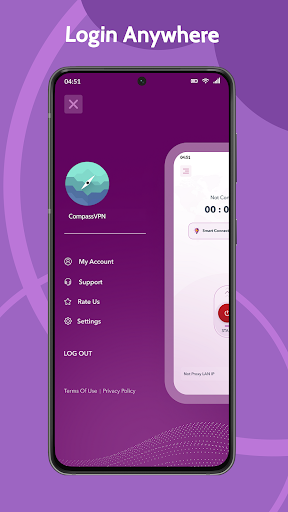 CompassVPN: Fast Unlimited VPN ဖန်သားပြင်ဓာတ်ပုံ 2