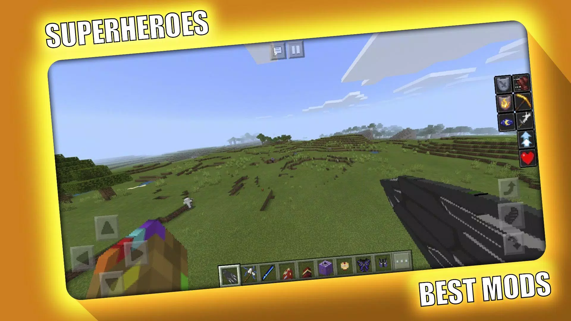 Superheroes Mod for Minecraft Schermafbeelding 3