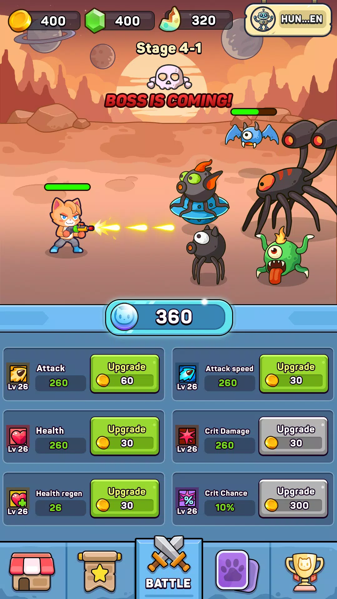 Cat Battle Ảnh chụp màn hình 2