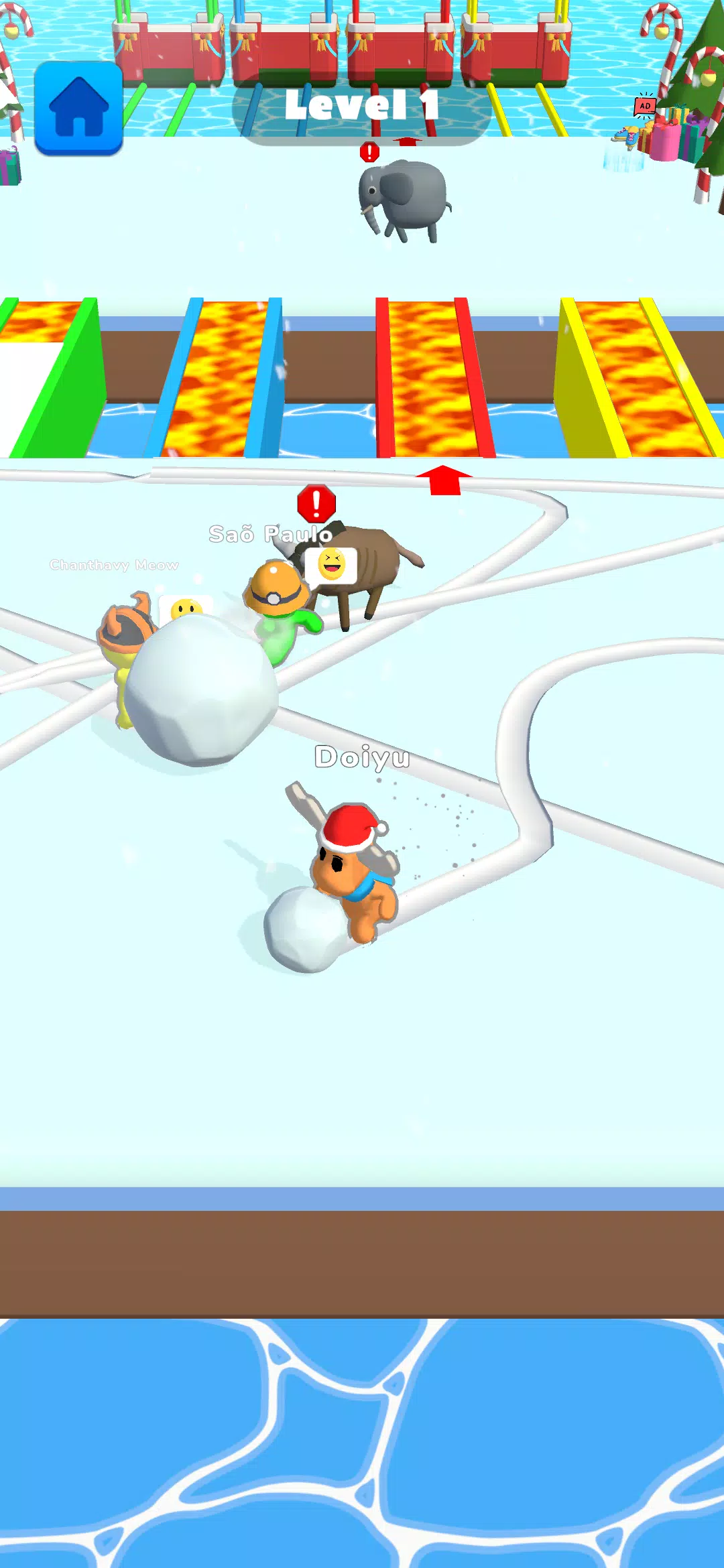 Ice Runner Battle: Snow Race Скриншот 3