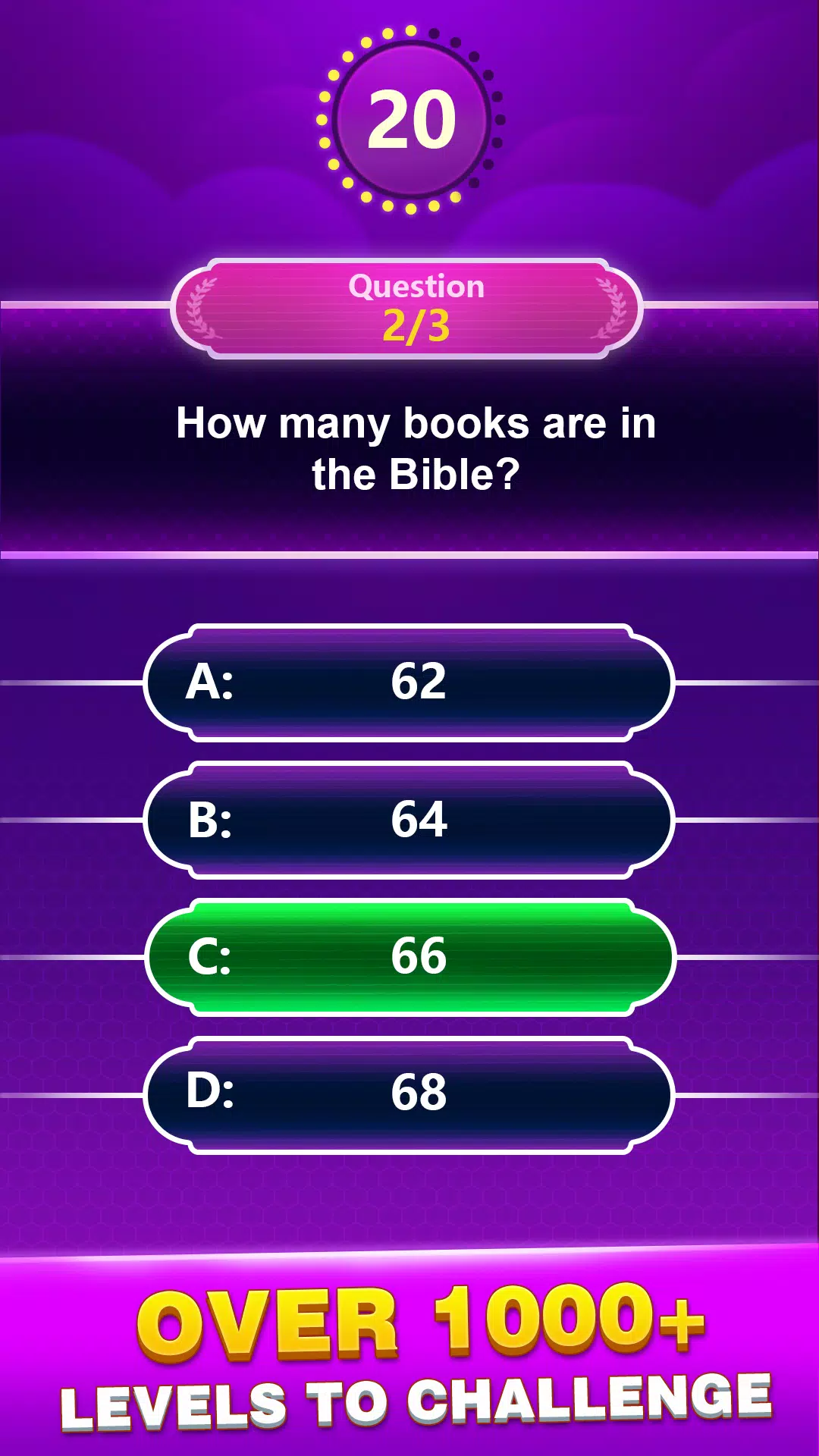 Bible Trivia Zrzut ekranu 1