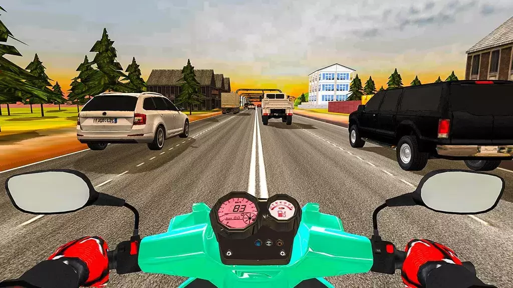 Highway Traffic Rider - 3D Bik Screenshot 0