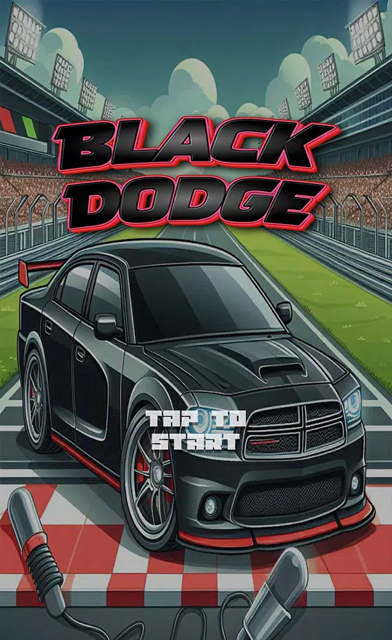 Black Dodge Car Game Скриншот 0