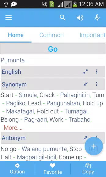 Filipino Dictionary Multifunct Tangkapan skrin 2