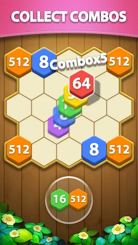 Hexa Block Puzzle - Merge! Ảnh chụp màn hình 1