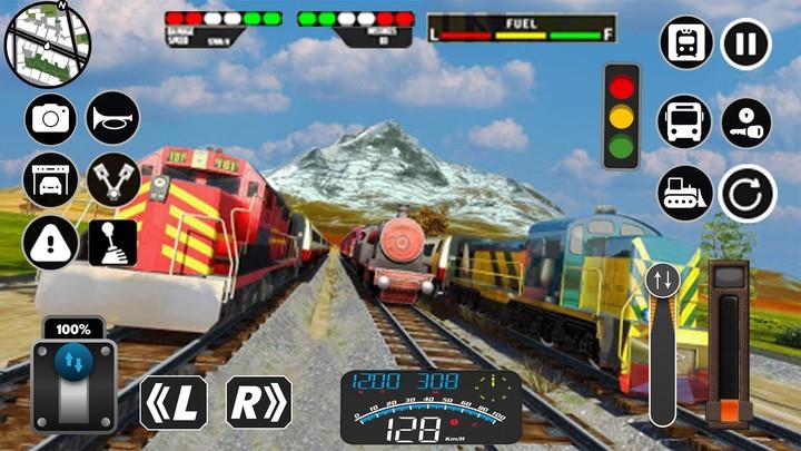 Indian Train Racing Games Ekran Görüntüsü 2