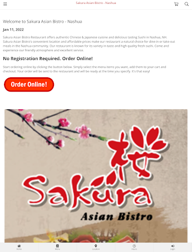 Sakura Asian Bistro - Nashua Ekran Görüntüsü 2