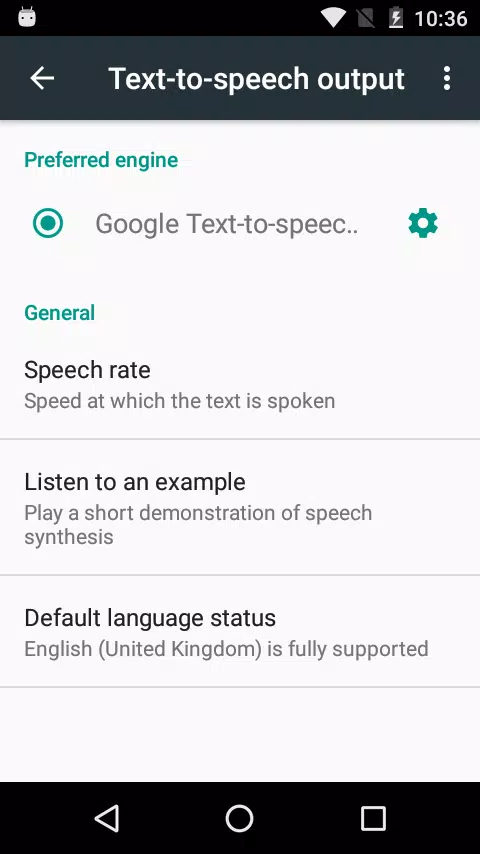 Speech Recognition & Synthesis 스크린샷 0