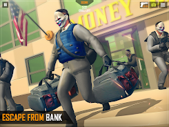 Real Gangster Bank Robber Game Captura de pantalla 3