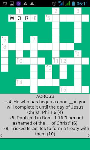 Bible Crossword Capture d'écran 2