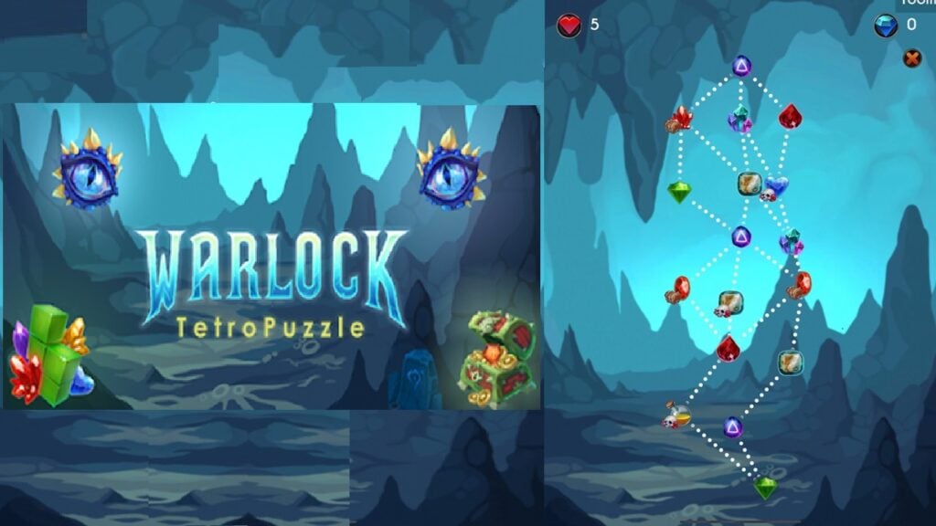 Warlock tetropuzz là sự pha trộn của Candy Crush, Tetris và Dungeon chứa đầy ma thuật