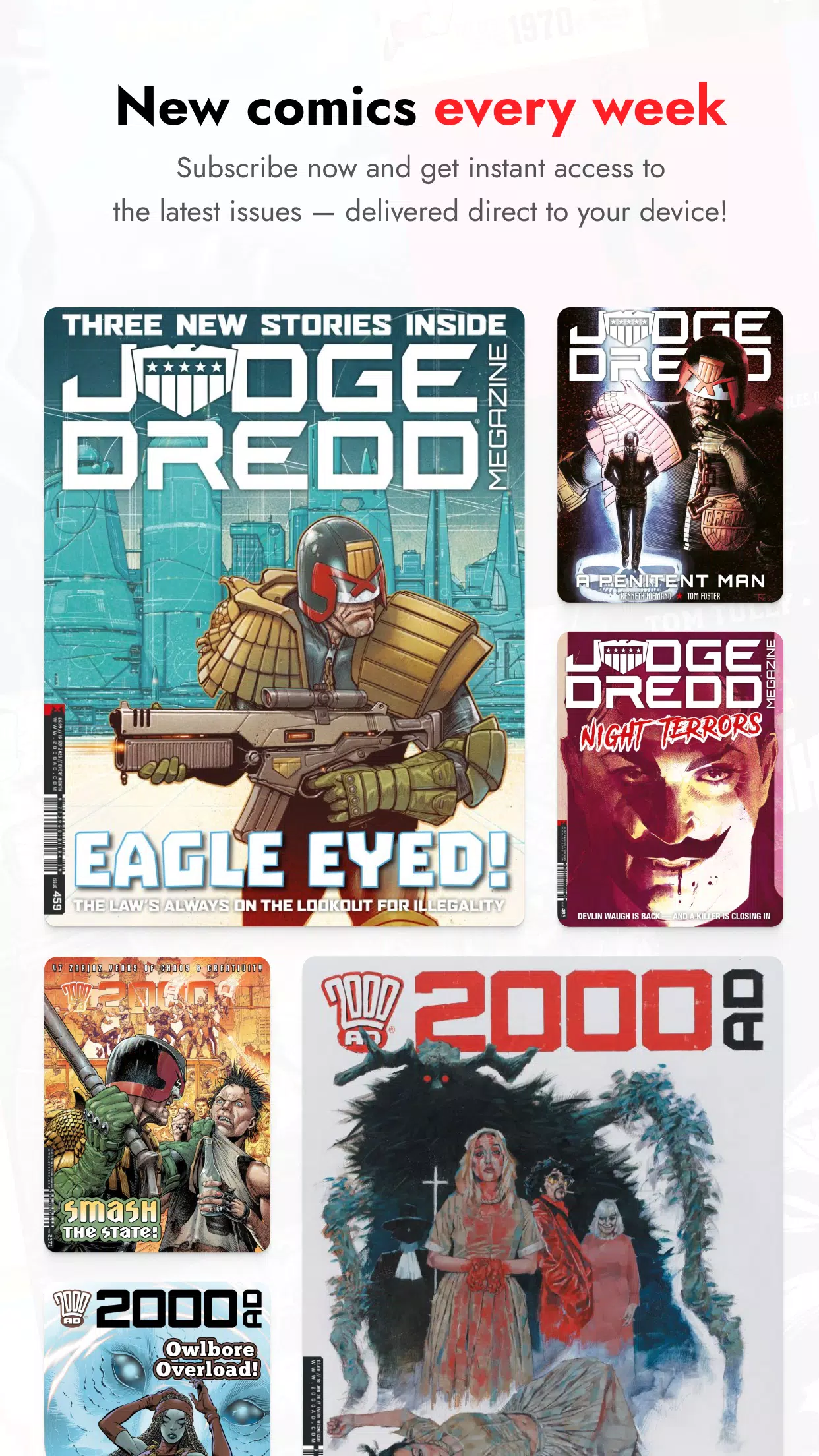 2000 AD Comics and Judge Dredd應用截圖第3張