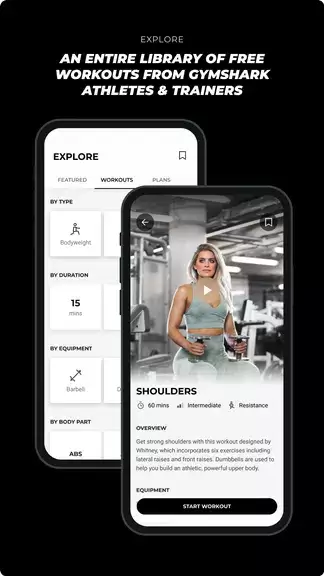 Gymshark Training: Fitness App ภาพหน้าจอ 1