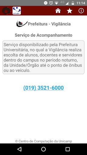 UNICAMP Serviços Ekran Görüntüsü 1