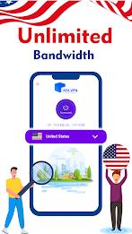 USA VPN - Fast Proxy VPN Ekran Görüntüsü 0