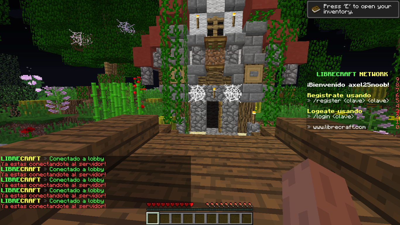 Minecraft Hunger Games sa Librecraft