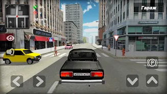 VAZ 2105 Russian Car Simulator Tangkapan skrin 0