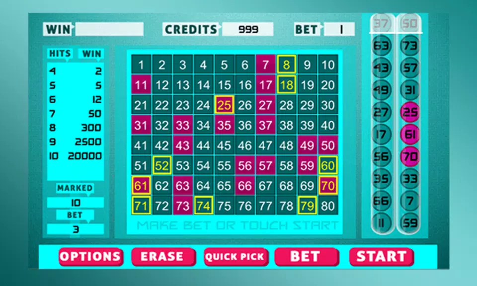 Keno Bingo Screenshot 2