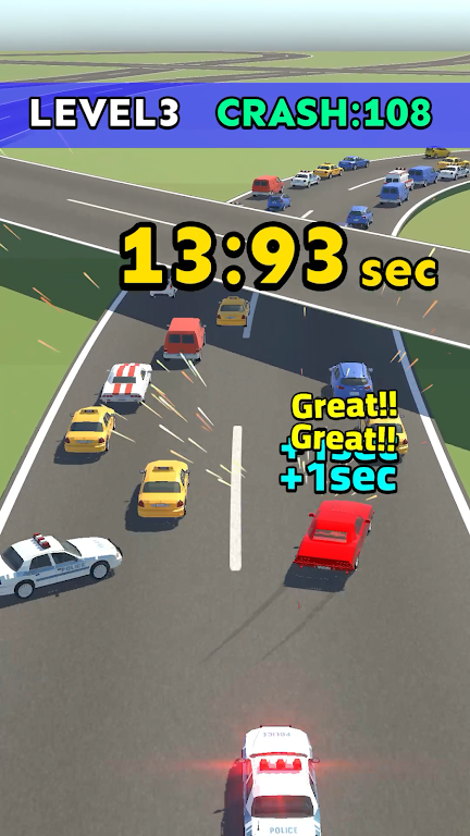 Schermata Car Chase And Crash Run 1