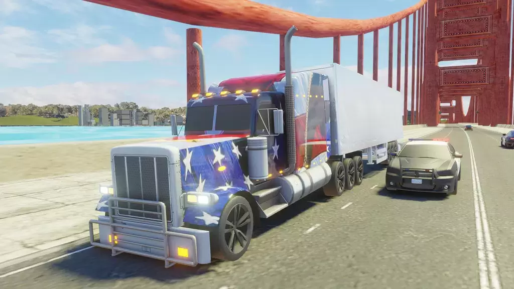 Usa Truck Simulator Car Games应用截图第0张