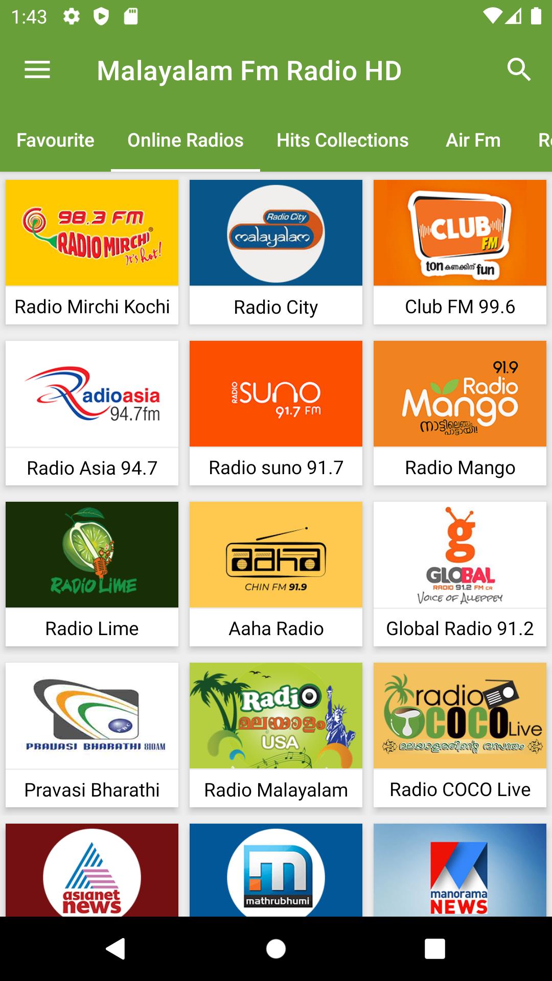 Malayalam Fm Radio HD Songs Zrzut ekranu 0