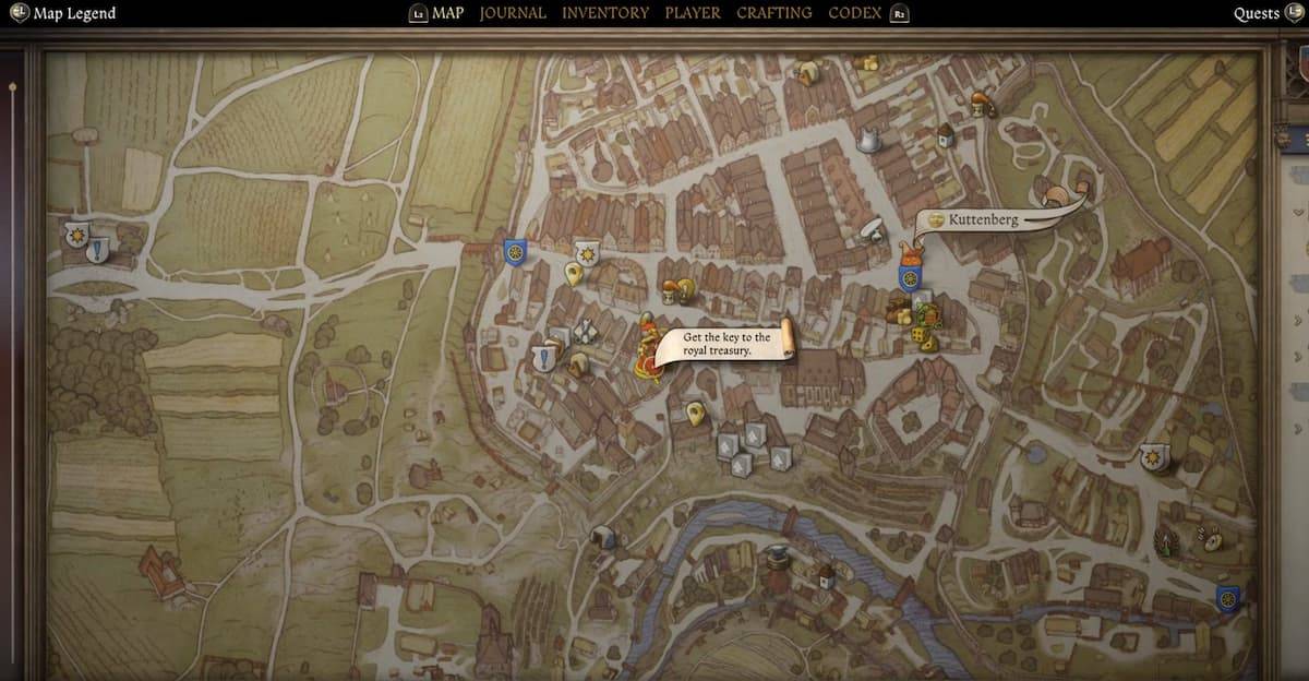 Kingdom Come: Deliverance 2 Map with Outhouse Location