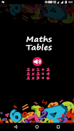 Maths Tables - Voice Guide Screenshot 0