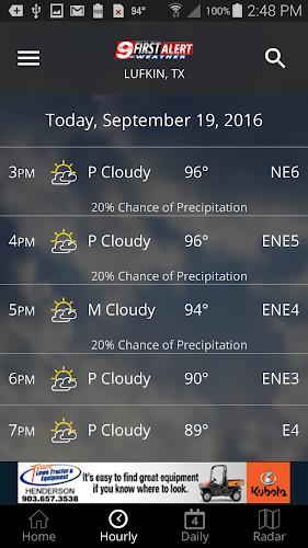 KTRE 9 First Alert Weather Скриншот 1