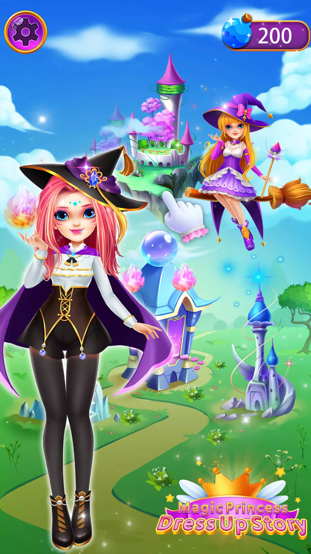 Magic Princess Dress Up Story Zrzut ekranu 0