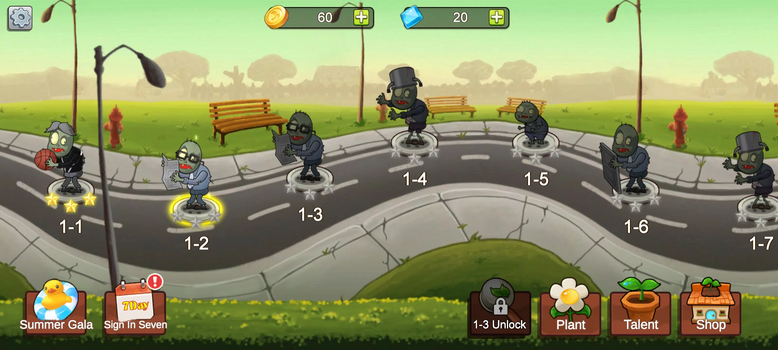 Merge Plants – Defense Zombies Zrzut ekranu 0