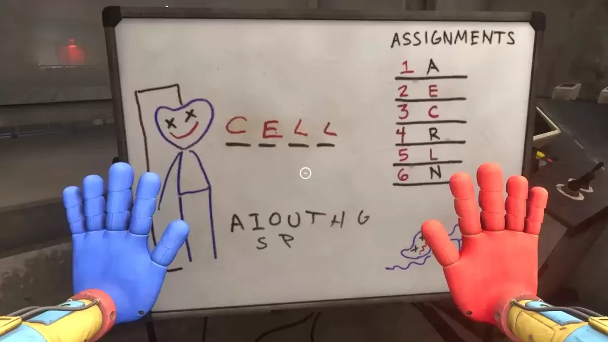 Poppy Playtime Bab 4 Teka -teki Hangman