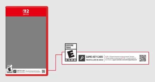 Nintendo Switch 2 game-key card