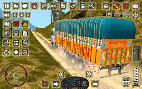 Offroad Cargo Truck Driving 3D Captura de tela 0