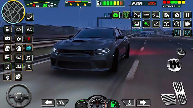 US Car Driving Simulator Game Captura de pantalla 1