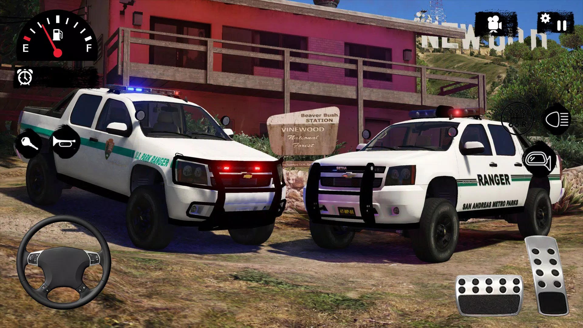 Offroad Police Truck Drive 3D Zrzut ekranu 2