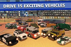 Emergency Driver Sim: City Her Schermafbeelding 1