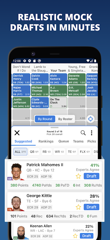 Fantasy Football Draft Wizard Screenshot 2