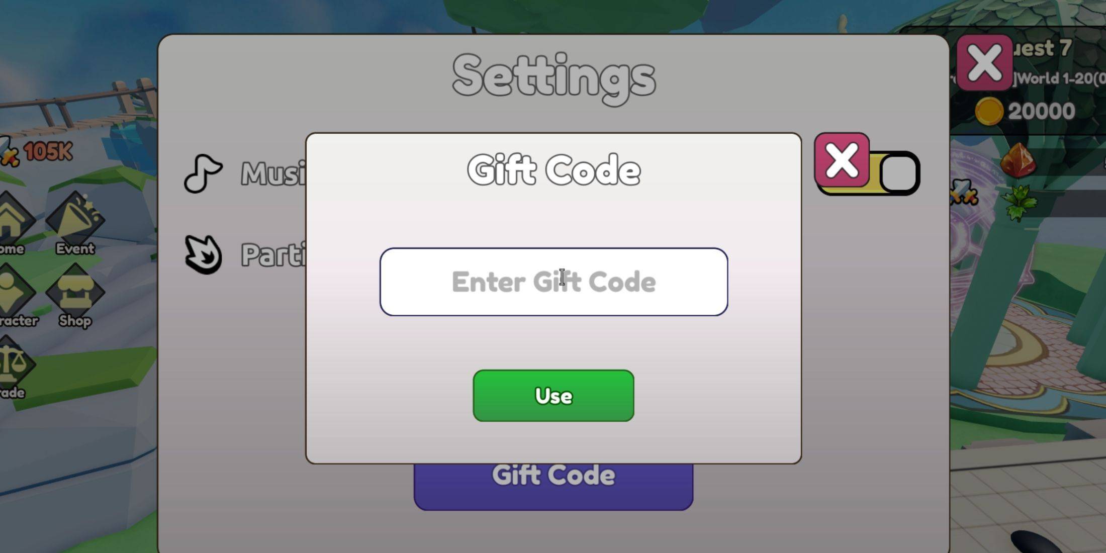 Image:  Redeeming Codes in Cultivation Simulator