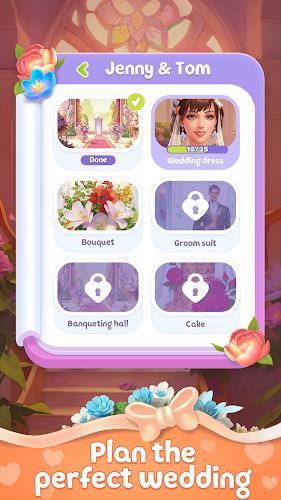 Wedding Day Scenery Tile Match Screenshot 1