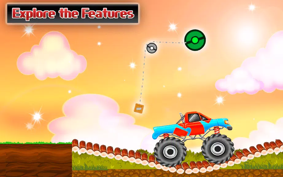 Schermata Rope Bridge Racer Car Game 2