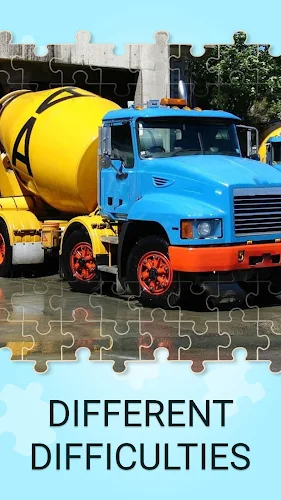 Concrete mixer truck puzzles Скриншот 2