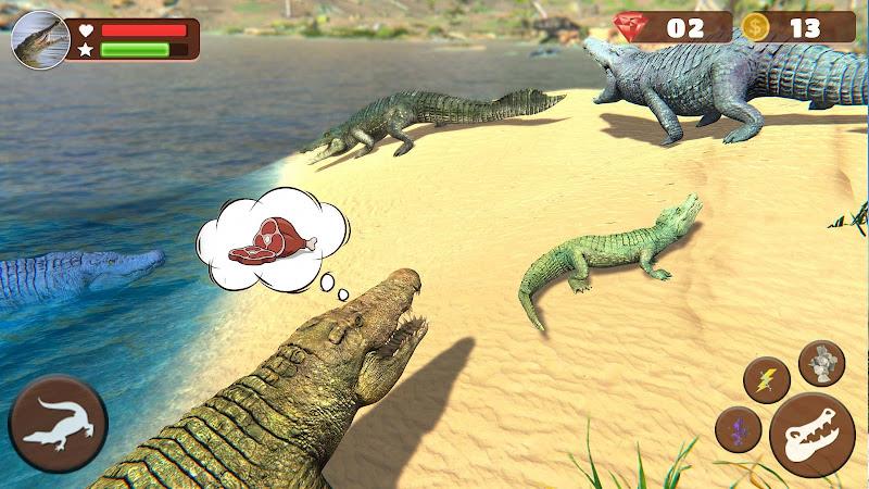 Wild Crocodile Family Sim Game應用截圖第0張