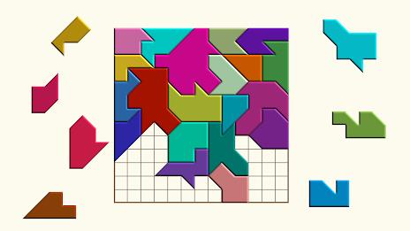 Super Tangram Puzzle Schermafbeelding 0