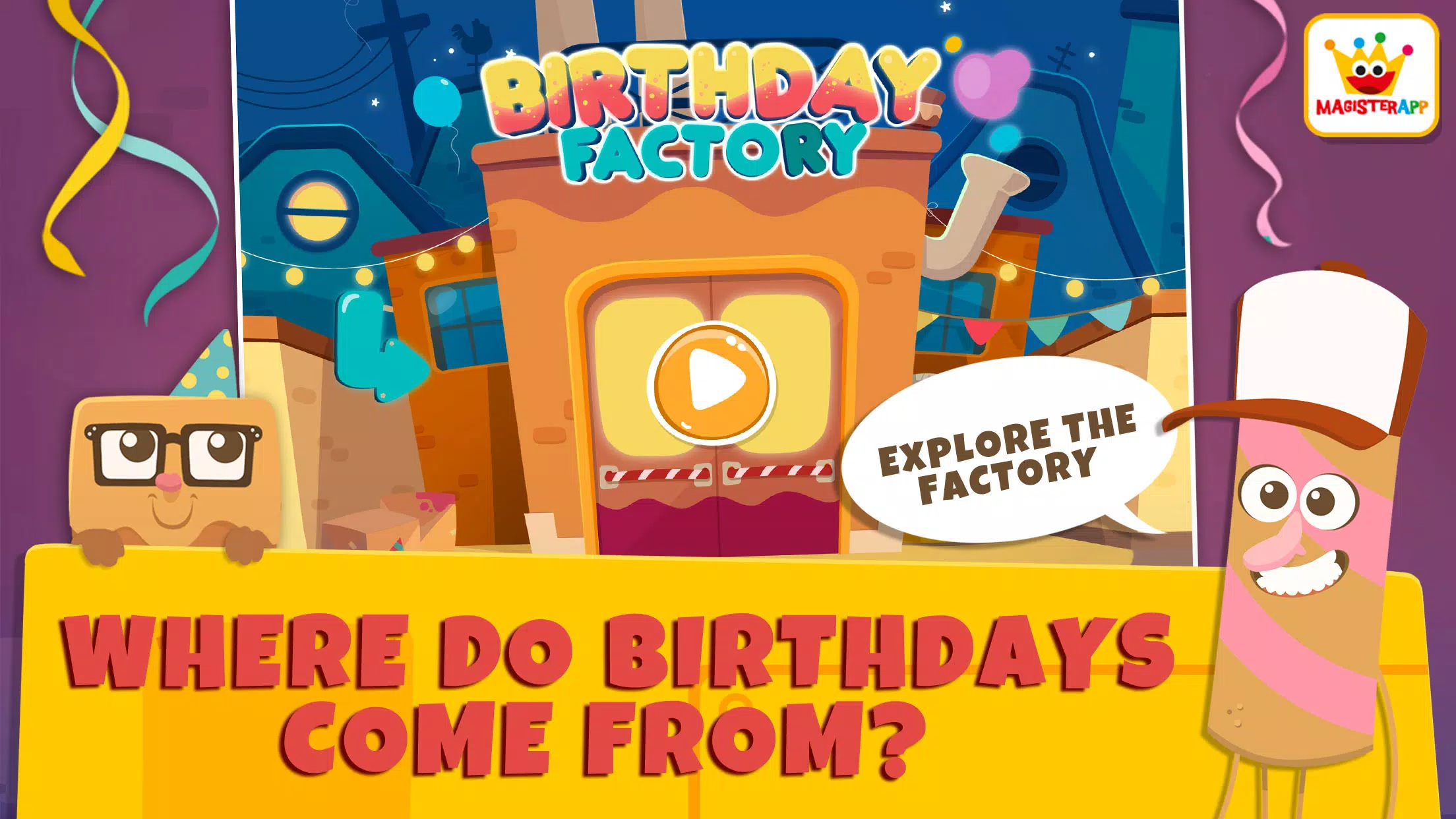 Birthday Factory Capture d'écran 0