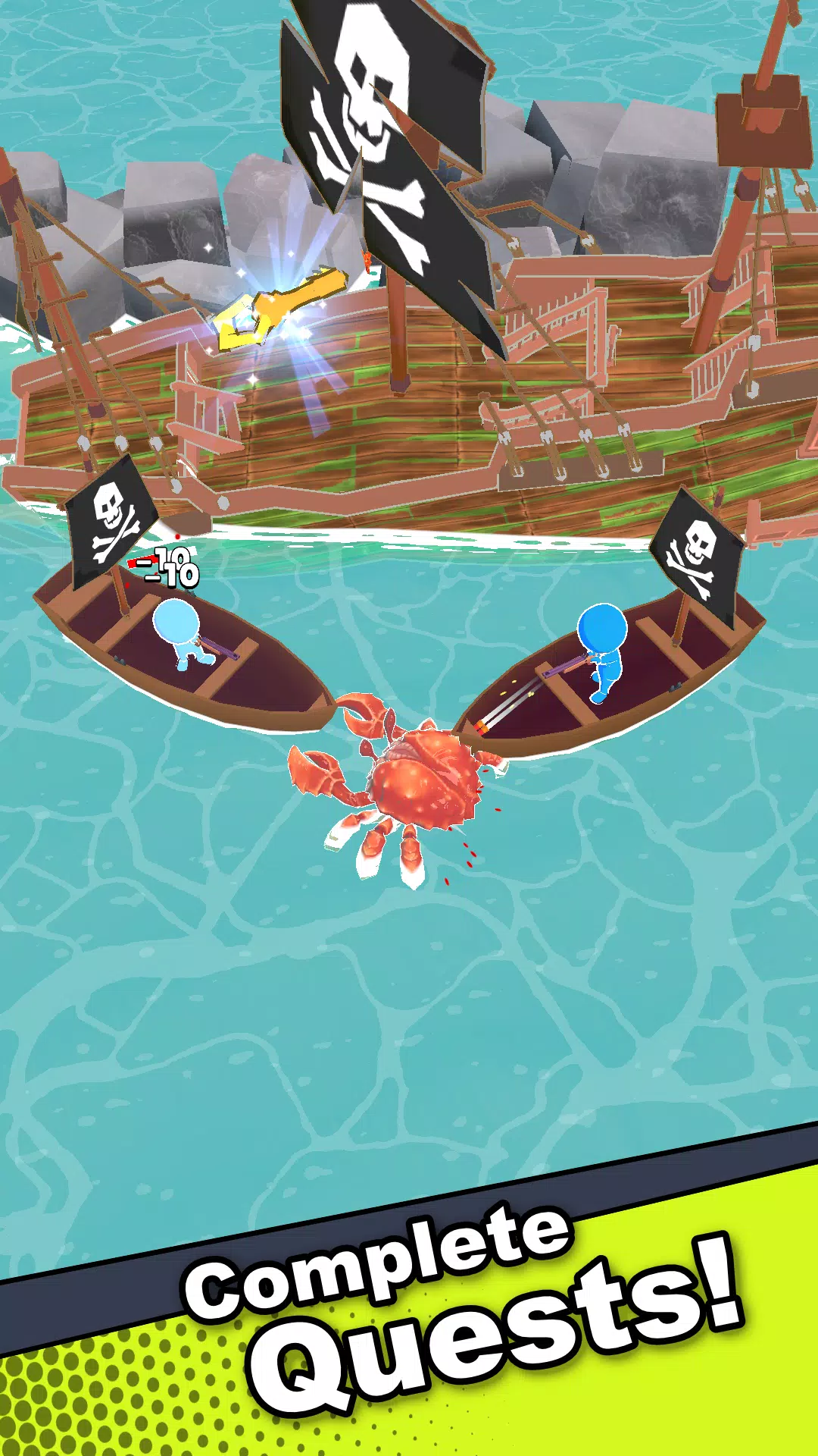 Crab Life - Idle Rpg স্ক্রিনশট 0