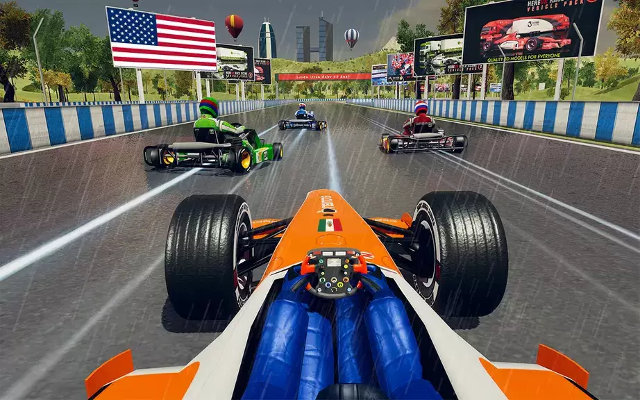 Schermata Go Kart Racing Games 3D Stunt 1