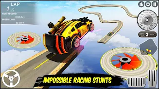 Impossible GT Racing Car Stunt Tangkapan skrin 0