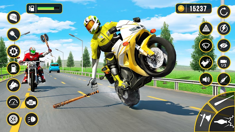 Schermata Moto Attack - Bike Racing Game 0