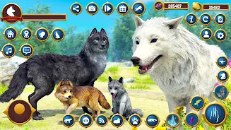 Virtual Wild Wolf Family Sim应用截图第0张