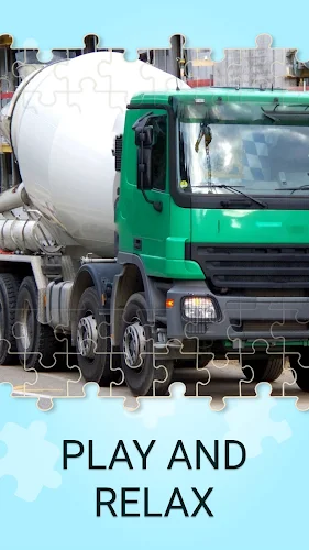 Concrete mixer truck puzzles Скриншот 0